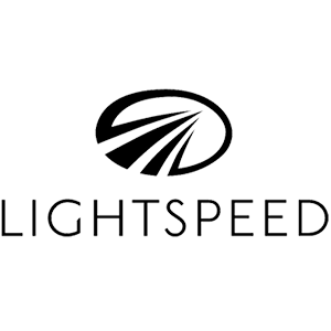 Lightspeed Logo Black and White