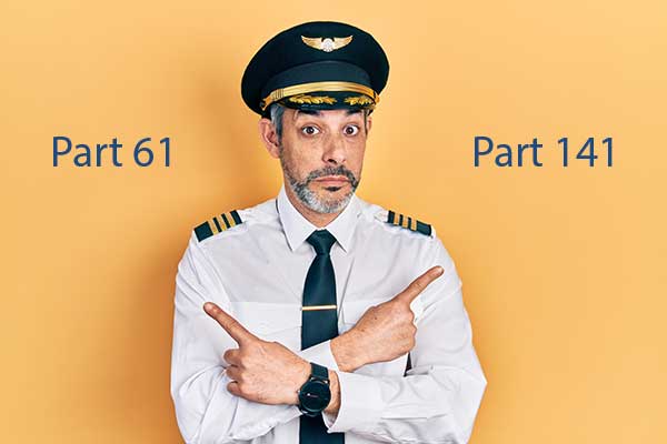 Pilot Making a Choice PART 61 or 141